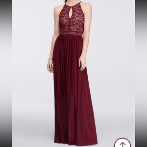 Morgan & Co. Wine Dress size 6